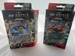 Pokemon TCG ex Battle Deck Lot - Melmetal ex & Houndoom ex Decks - Complete Set - Image 1