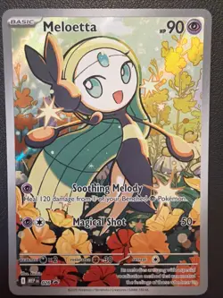 Pokemon TCG Meloetta 26 Black Star Promo Holo - Image 1