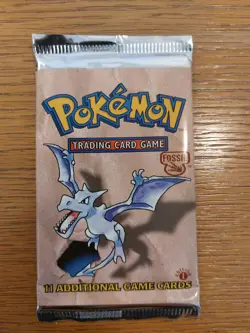1999 Pokemon 1st Edition Fossil Booster Pack | Sealed | Aerodactyl |WOTC | 20.4g - Image 1