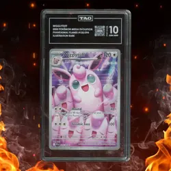Pokemon Phantasmal Flames WIGGLYTUFF 105/094 Illustration Rare TAG 10 - Image 1