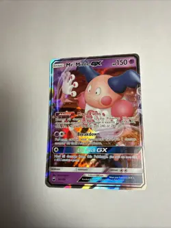 Pokemon TCG Mr. Mime GX Holo Card 67/181 Team Up Ultra Rare - Image 1