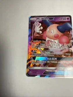 Pokemon TCG Mr. Mime GX Holo Card 67/181 Team Up Ultra Rare - Image 2