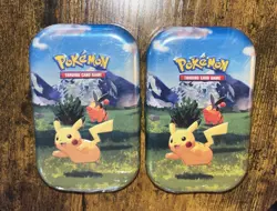 BRAND NEW & SEALED Lot of 2 Pokemon Ascended Heroes Mini Tins Sealed Pikachu - Image 1