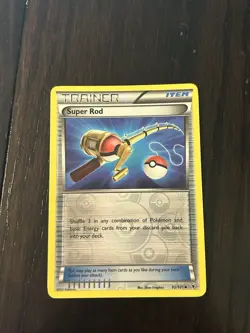 2011 Pokemon Noble Victories Super Rod 95/101 Reverse Holo LP - Image 3