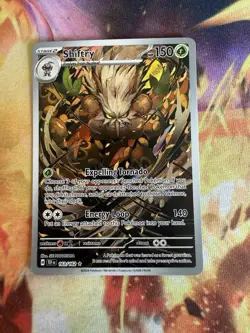Pokemon TCG Shiftry 163/162 SV05 Temporal Forces Illustration Rare Holo English - Image 1