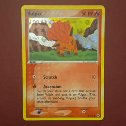 Nintendo Pokemon TCG EX Hidden Legends Vulpix 81/101 Reverse Holo 2004 - Image 1