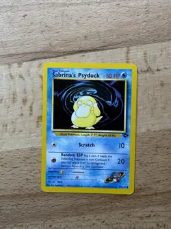 Vintage Pokemon TCG Sabrina's Psyduck Gym Challenge 99/132 LP - Image 1