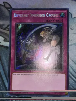 Different Dimension Ground - Secret Rare 1st Edition RA04-EN101 - YuGiOh - Image 2