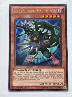 Yu-Gi-Oh Assault Blackwing - Kunai the Drizzle MP16-EN119 Rare 1st Ed NM - Image 1