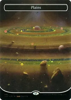 Plains (#491) - Galaxy Foil Extended Art Unfinity LP MTG - Image 1