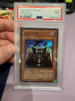 YUGIOH LORD OF D. SUPER RARE 1ST EDITION PSA 9 SDK-041 NORTH AMERICAN - Image 2