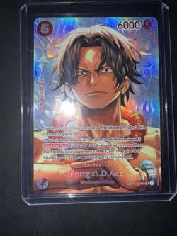 Portgas D Ace SP ST15-005 SR The Time of Battle OP16 English PSA 10 CONTENDER - Image 1