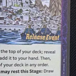 One Piece TCG Marineford OP16-078 Stage Release Event Prerelease Foil STAMPED - Image 4