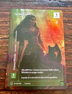 Wonders of the First CAROLINE CANDOLE Formless Foil 1st Edition ALT ART AI-313 - Image 1