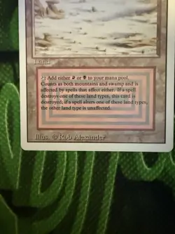 MTG Badlands Dual Land Revised Edition MP Magic the Gathering - Image 2