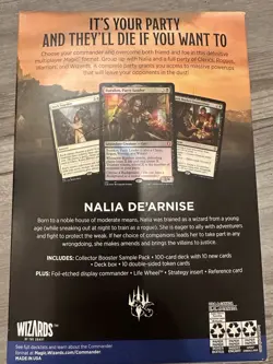 Magic The Gathering Commander Legends Battle For Baldur's Gate Party Time MTG - Image 1