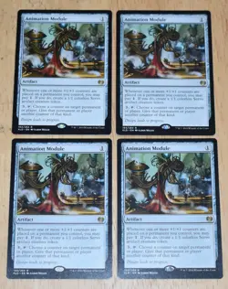 MTG 4x Rare Artifact ANIMATION MODULE - Image 1
