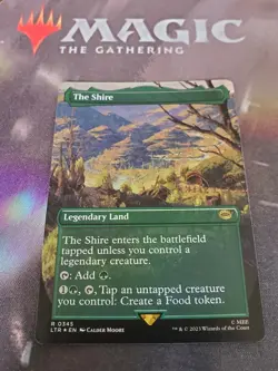 Mtg. The Shire. Foil Borderless. Lord of the Rings. Pack Fresh - Image 1