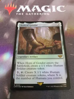 Mtg. Horn of Gondor. Foil. Lord of the Rings. Pack Fresh - Image 1