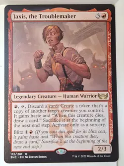 Jaxis, the Troublemaker - Streets of New Capenna - Magic the Gathering MTG Nice! - Image 1