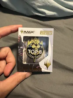 MTG Magic the Gathering RCQ Top 8 Pin - Tezzeret Pinfinity New in Box - Image 1