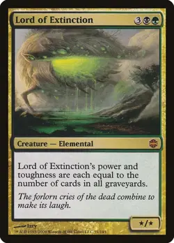 LORD OF EXTINCTION LP Lightly Played Magic the Gathering MTG Alara Reborn - Image 1