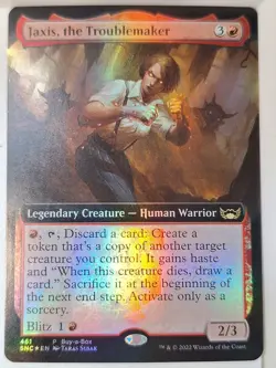 Jaxis, the Troublemaker - FOIL - Buy-a-Box Promo - Magic the Gathering MTG Nice! - Image 1