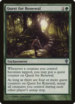 Quest for Renewal Worldwake Magic The Gathering MTG Card - Image 1
