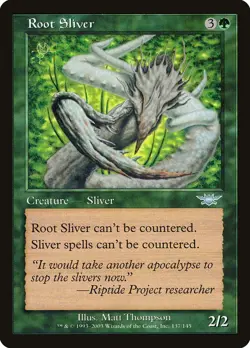Root Sliver Legions Magic The Gathering MTG Card - Image 1