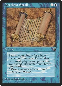 Merchant Scroll Homelands Magic The Gathering MTG Card - Image 1