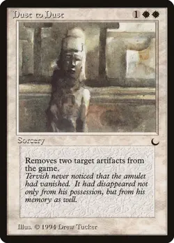 Dust to Dust The Dark Magic The Gathering MTG Card - Image 1