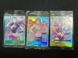 One Piece Asia Exclusive Promo Nami Robin Bonney Mini-tin Pack Set vol.2 SEALED - Image 1