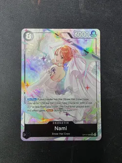 One Piece TCG OP15 086 Nami AA Alternate Art Adventure On Kami’s Island English - Image 2