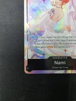 One Piece TCG OP15 086 Nami AA Alternate Art Adventure On Kami’s Island English - Image 3