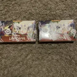 Lorcana Disney Wilds Unknown Booster Box 2x Good Seals - Image 1