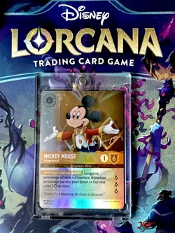 LORCANA carte promo FR 18/P1 Mickey 🌟Foil🌟 Disney 100ans protection magnetique - Image 1