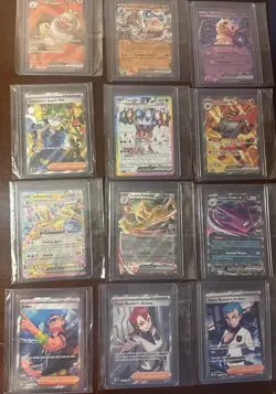 Lot of 12 Pokemon TCG Cards 4 Full Art Trainers 8 ex-4 Cosmos SSP DRI JTG PE TEF - Image 1