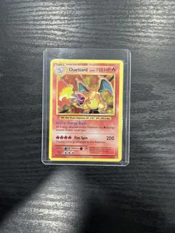 Pokemon TCG Charizard Evolutions Holo Rare Card 2016 11/108 light scratches - Image 1