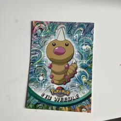 Pokemon Card Weedle - Non Holo - #13 - Series 1 Card Topps Pokemon - Image 1