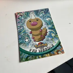 Pokemon Card Weedle - Non Holo - #13 - Series 1 Card Topps Pokemon - Image 2