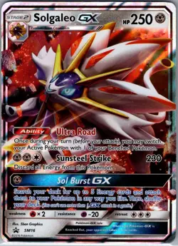 Solgaleo GX SM16 SM Promos - Pokemon Card - LP - Image 1
