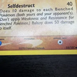 Baltoy 53/107 Deoxys Reverse Holo Pokemon Card - Image 5