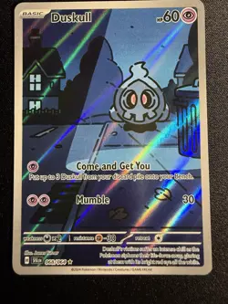 Pokemon TCG Duskull Illustration Rare Card Shrouded Fable 068/064 - Image 1
