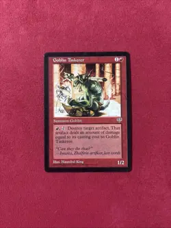 Goblin Tinkerer - Mirage Vintage Magic The Gathering MTG 90’s Classic Card - Image 1