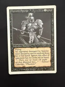 Wizards of the Coast Hypnotic Specter 2/2 Black Douglas Shuler MTG Card - Image 1