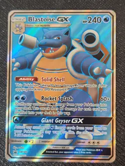 Pokemon Blastoise GX SM189 Sun & Moon Black Star Promo Card - Image 1