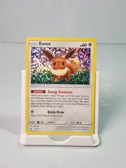 Pokemon Eevee 11/12 McDonald's 2018 Promo Holo English TCG Card illus. SHIBUZOH - Image 1