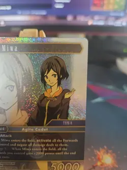 Final Fantasy TCG Miwa #22-105H Hero Foil Card NM FFTCG - Image 3