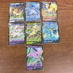 Pokemon TCG Eeveelution Black Star Promos Lot Of 7 Cards - Near Mint - Image 1