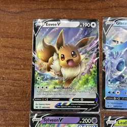 Pokemon TCG Eeveelution Black Star Promos Lot Of 7 Cards - Near Mint - Image 2
